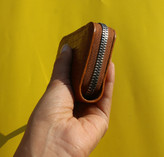 جاکارتی چرم اکاردئونی دورزیپ